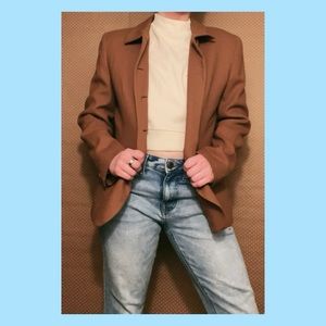 Vintage Worsted Wool Blazer